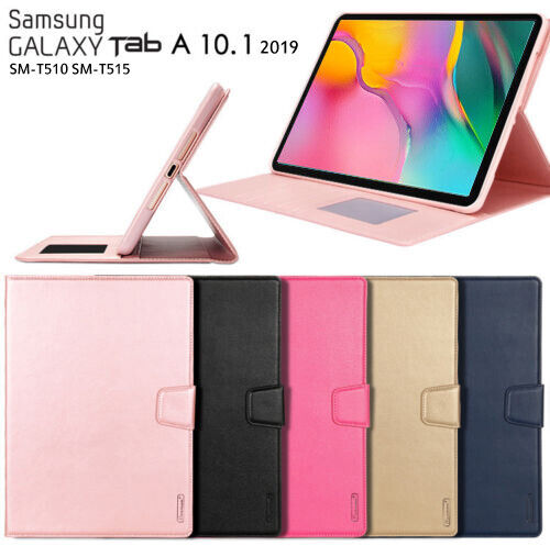 For Samsung Galaxy Tab A 10.1" T510 Hanman Slim leather wallet Smart Cover Case