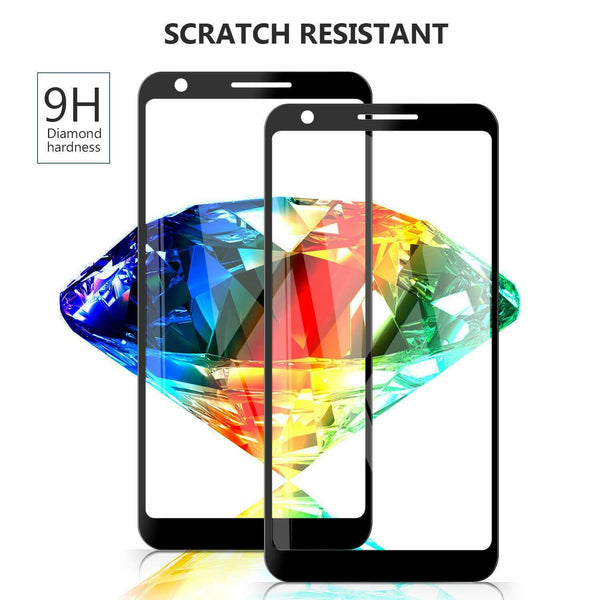 9H Full Coverage Tempered Glass Screen Protector for Google Pixel 5 3 4 4A 3A XL