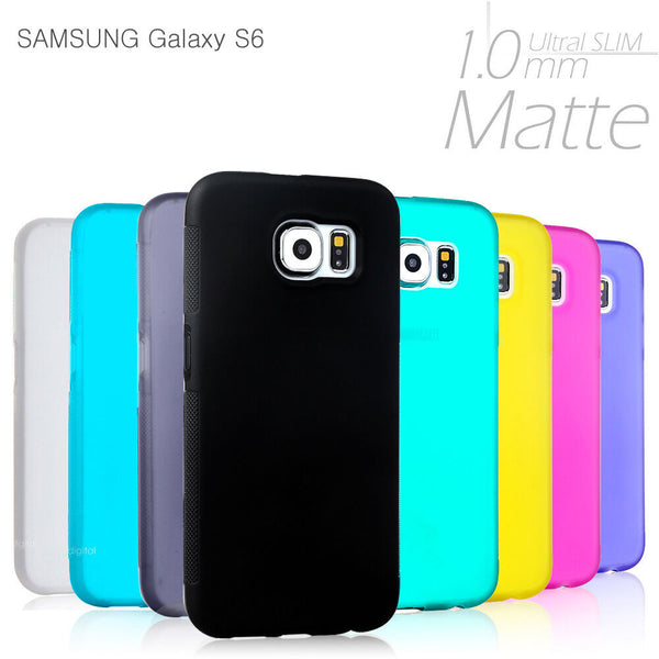 Ultra Slim Matte Gel TPU case cover -- For Samsung S6 & S6 EDGE PLUS