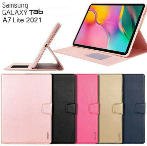 For Samsung Galaxy Tab A7 Lite SM-T220 /T225 Hanman wallet Smart Cover Flip Case