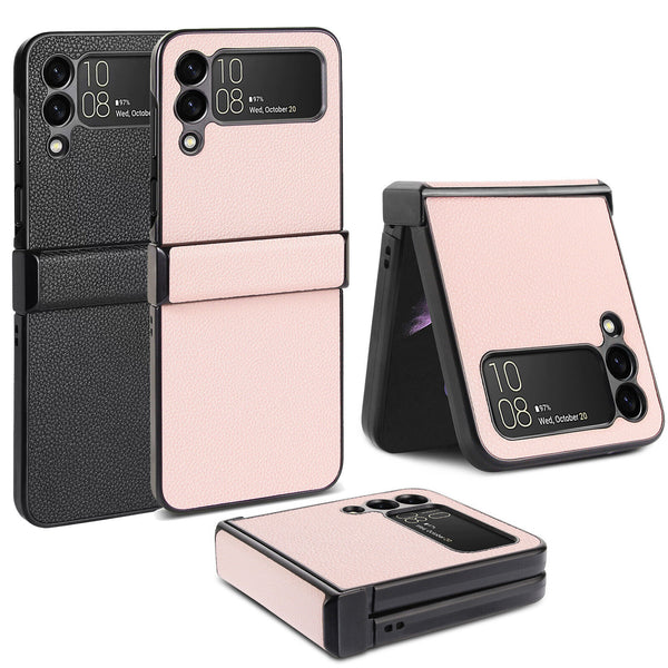 For Samsung Galaxy Z Flip 4 5G Hanman Full Shockproof Slim Flip Case Hard Cover