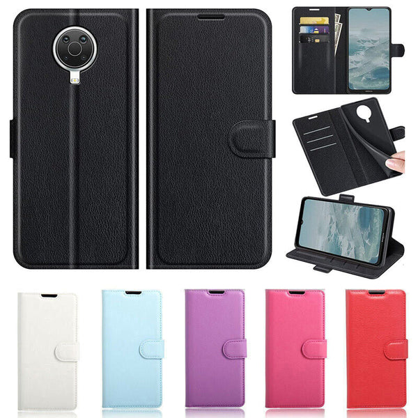 Premium Leather Wallet Case Flip TPU Cover For New Nokia C3