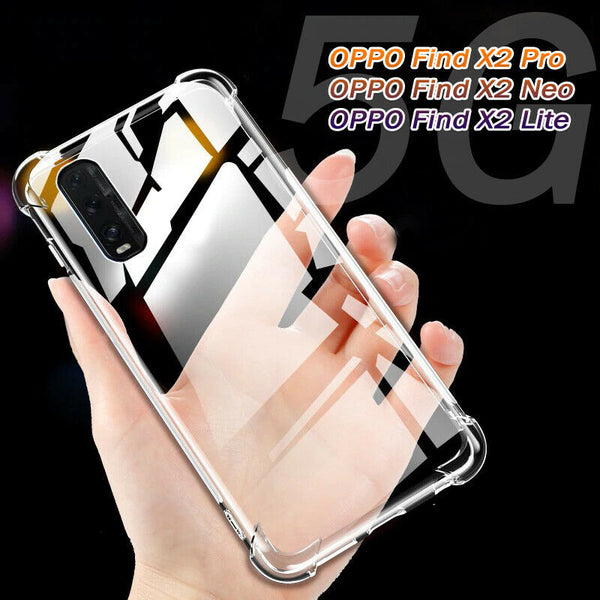 F OPPO Find X3 X5 Pro/Neo/ Lite Shock proof Flexible TPU Gel Silicone Case Cover